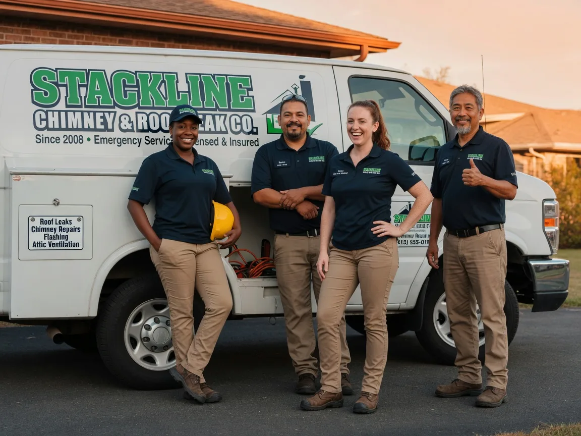 Chimney flashing repair company in Freeport, KS